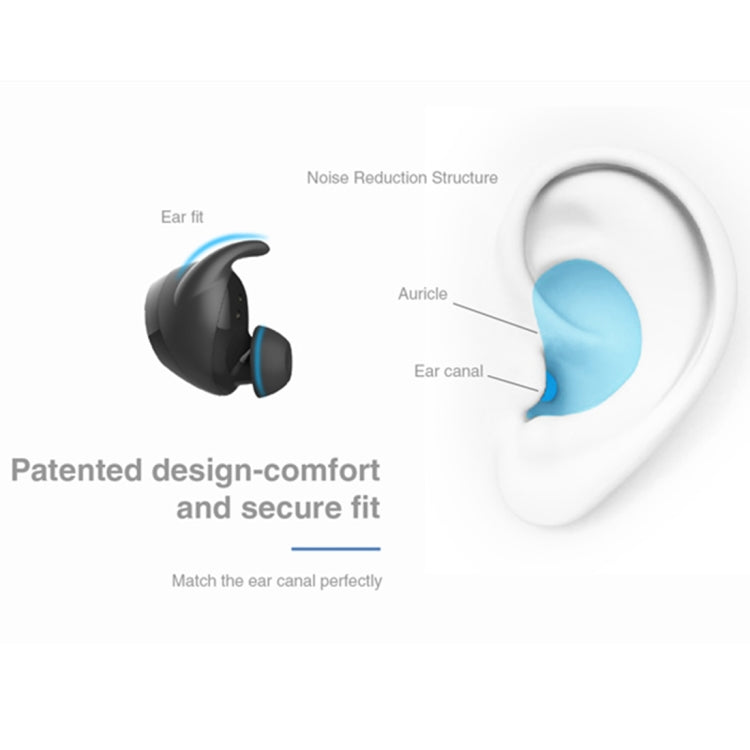 Écouteurs de sport universels anti-transpiration sans fil Bluetooth V4.2 avec étui de chargement pour iPhone Samsung Huawei Xiaomi HTC et autres téléphones intelligents (Blanc)