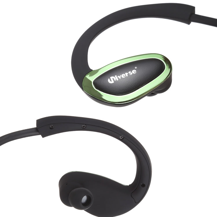 Universe XHH-802 Sports IPX4 Auriculares Stereo Inalámbricos Bluetooth con Micrófono a prueba de agua Para iPhone Samsung Huawei Xiaomi HTC y otros Teléfonos Inteligentes (Negro)