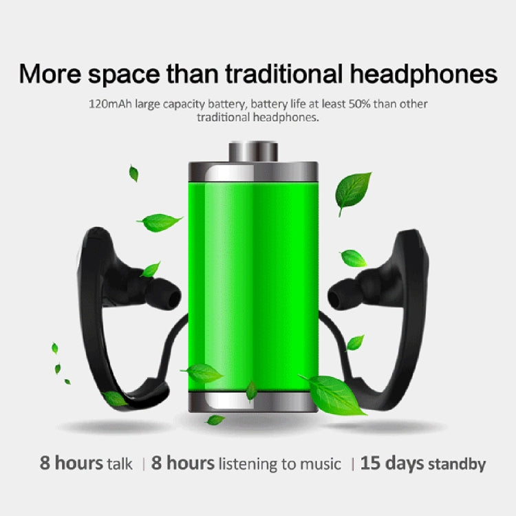 Universe XHH-802 Sports IPX4 Waterproof Headphones Wireless Bluetooth Stereo Headset with Mic for iPhone Samsung Huawei Xiaomi HTC and Other Smart Phones (Green)