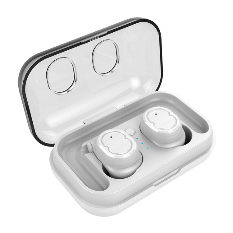 TWS-8 Touch Mini Écouteur Bluetooth Étanche 5.0 Sans Fil (Blanc)