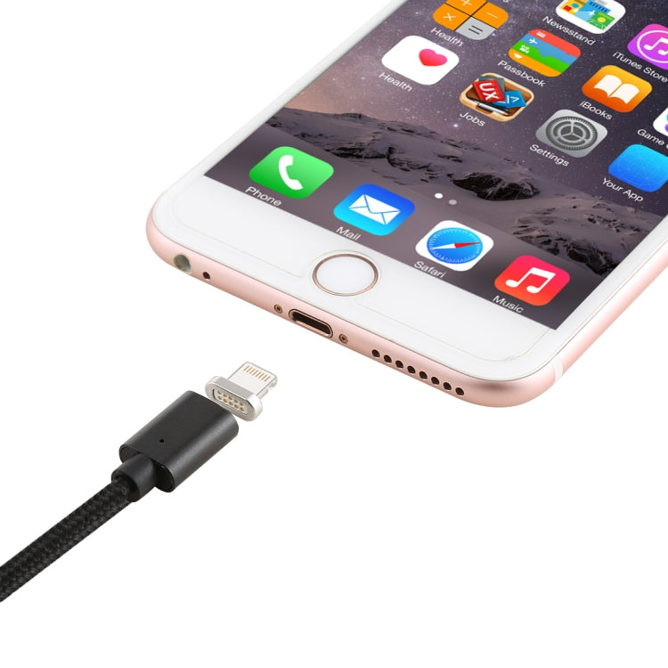 1m 3 in 1 USB to Micro USB + 8 Pin + USB-C / Type C Detachable Magnetic Cable for iPhone Galaxy Huawei Xiaomi HTC Sony and Other Smartphones (Black)