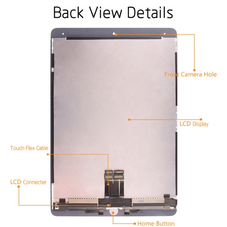 Écran LCD et numériseur Assemblage complet pour iPad Pro 11 pouces (2018)  A1980 A2013 A1934 A1979 (Noir)