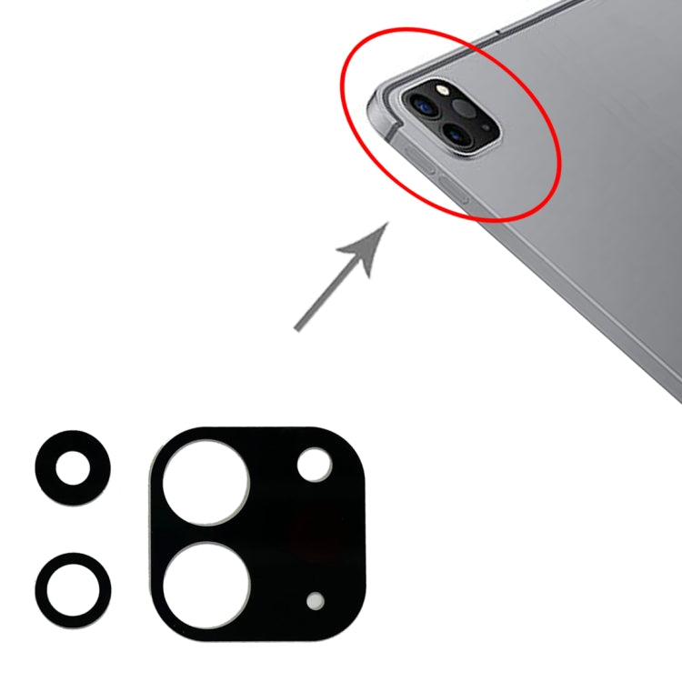 Objectif de caméra arrière pour iPad Pro 12,9 pouces 2021 (5e génération) A2379 A2461 A2462