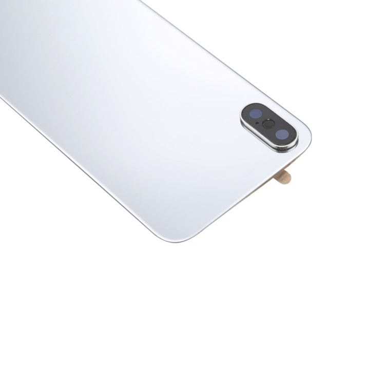 Carcasa Trasera con Adhesivo Para iPhone X (Plateado)