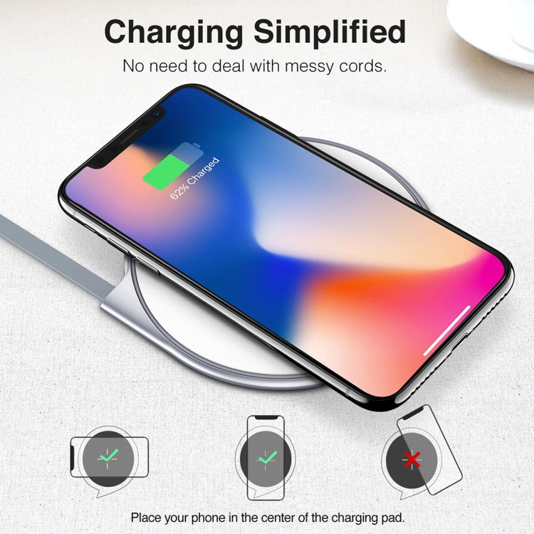 ESR 10W Max Fast Charge Qi Standard Charger Inalámbrico (Blanco)