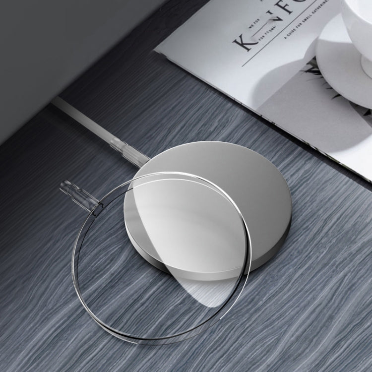 Transparent round plastic protective case for Magsafe Wireless Charger