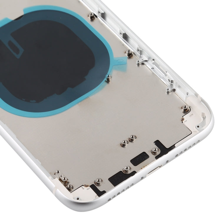 iP11 Imitation Look Back Case Cover pour iPhone XR (avec plateau de carte SIM et touches latérales) (Blanc)