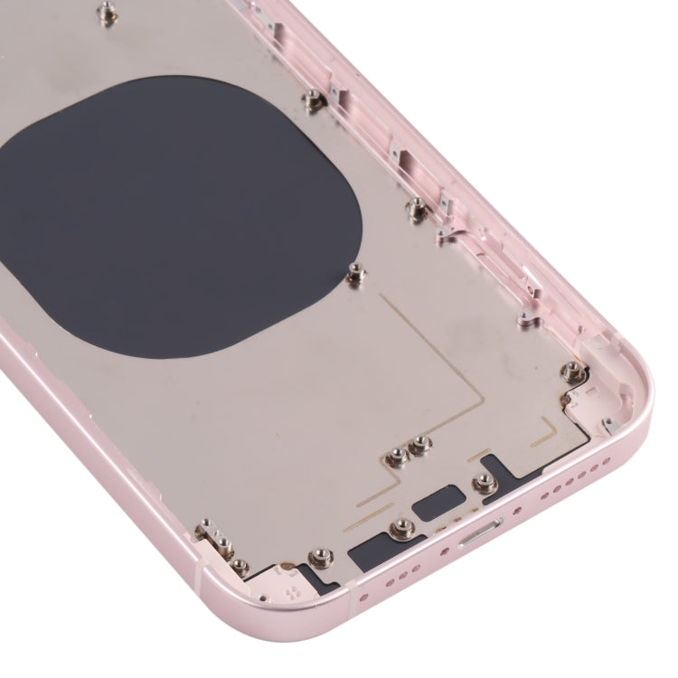 Cubierta Trasera de la Carcasa con Imitación de iPhone 13 Para iPhone XR (Rosa)