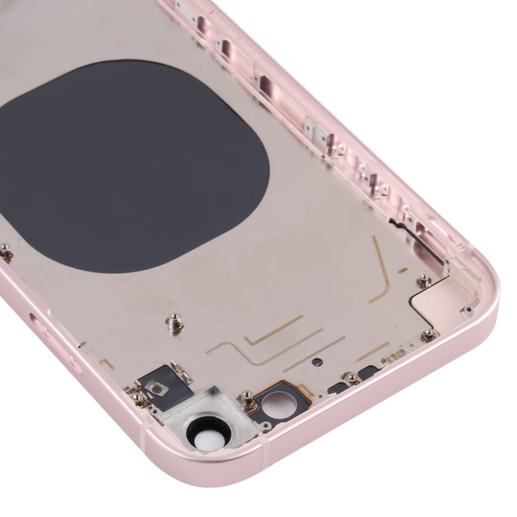 Cubierta Trasera de la Carcasa con Imitación de iPhone 13 Para iPhone XR (Rosa)