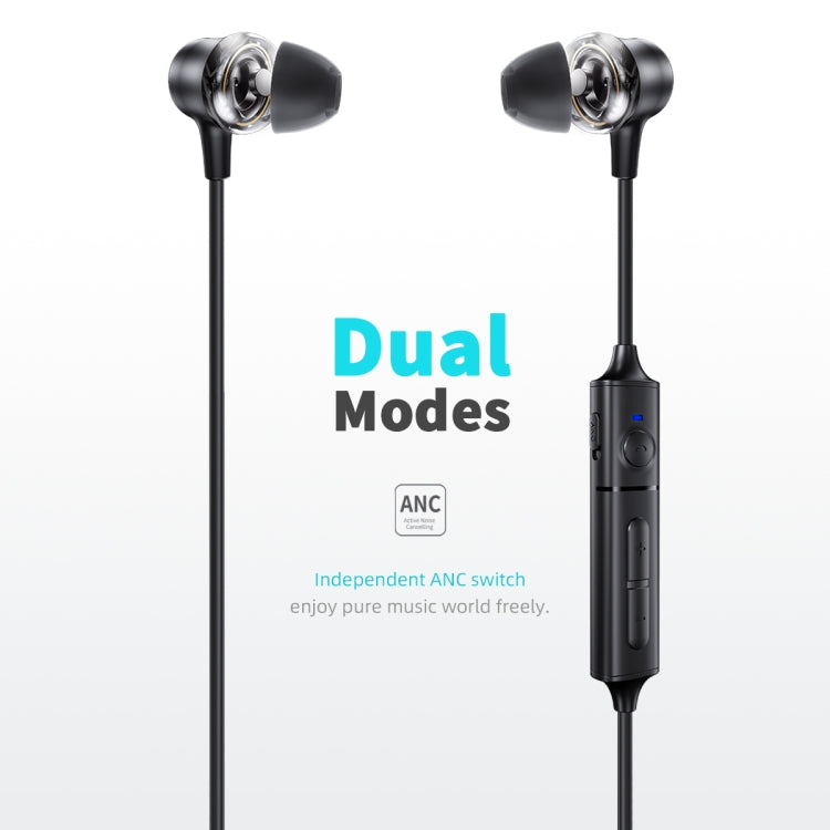 Auriculares Inalámbricos con cancelación activa de ruido Rock B3 Bluetooth 5.0 (Negro)
