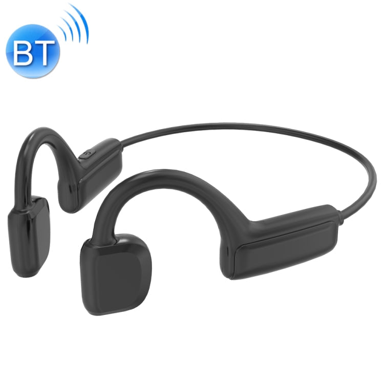 G1 Bluetooth 5.0 Casque de sport à conduction osseuse sans fil monté sur l'oreille (noir)