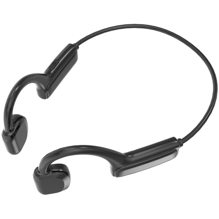 G1 Bluetooth 5.0 Auriculares Deportivos de conducción ósea Inalámbricos montados en la Oreja (Negro)