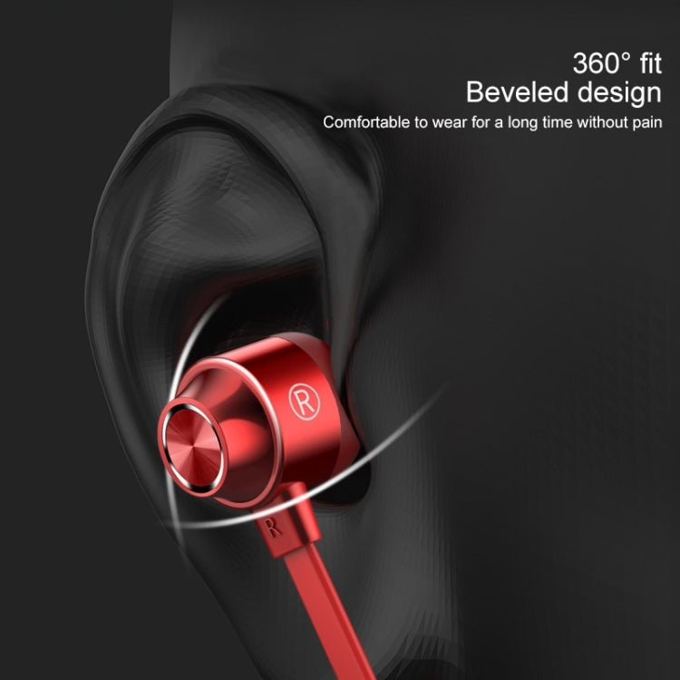 Auricular Deportivo Bluetooth 5.1 con Cable redondo y montado en el cuello con función Magnética (Negro)