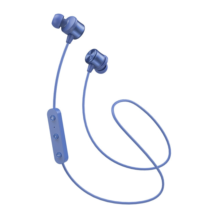 Joyroom JR-D3S Bluetooth 4.2 Auriculares Deportivos con Doble batería y Bluetooth (Azul)