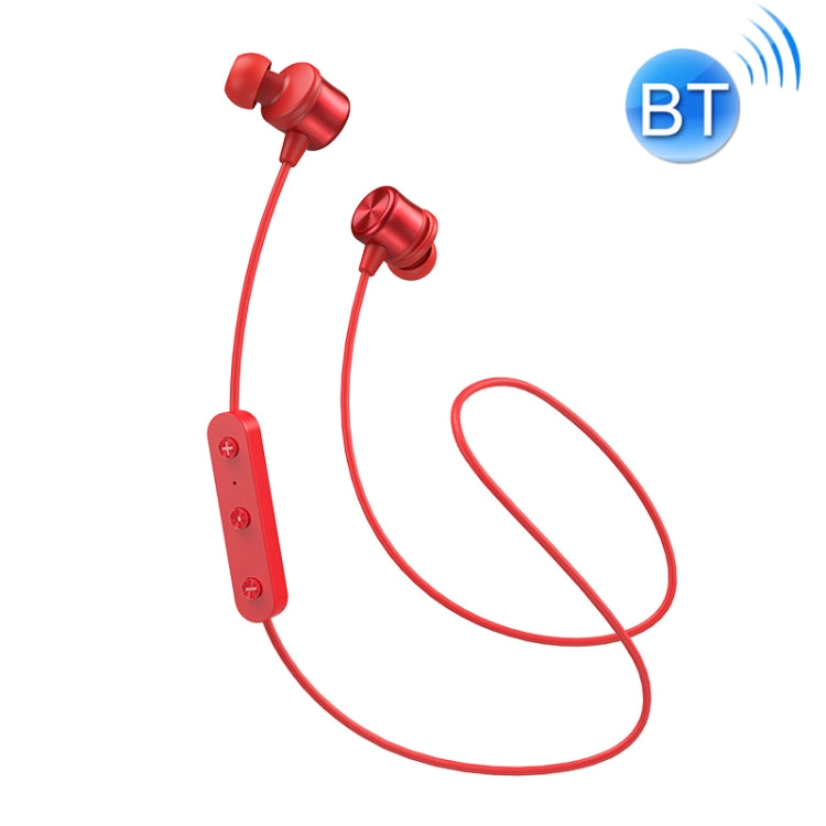 Joyroom JR-D3S Bluetooth 4.2 Auriculares Deportivos con Doble batería y Bluetooth (Rojo)
