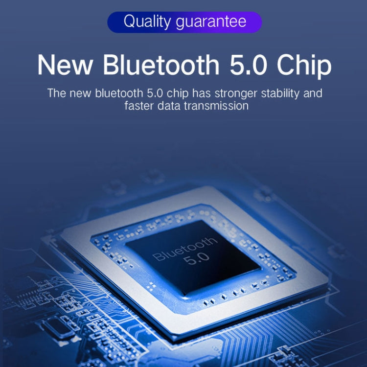 Casque stéréo sans fil G9 Bluetooth 5.0 HIFI 3D (Blanc)