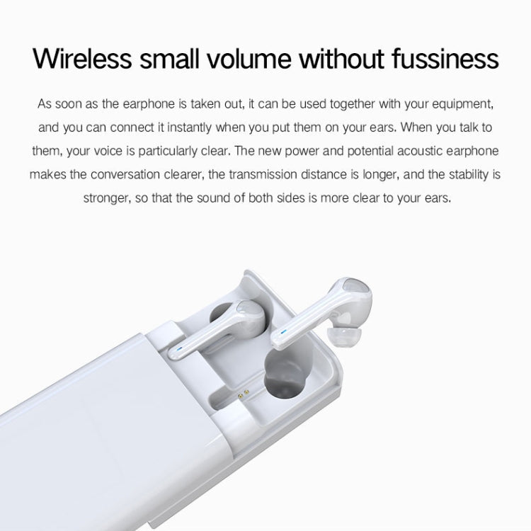 Casque stéréo sans fil G9 Bluetooth 5.0 HIFI 3D (Blanc)