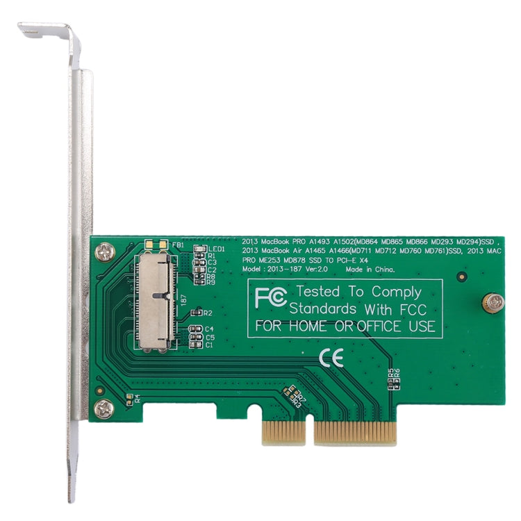 Adaptador SSD a PCI-E X4 Para Macbook Pro A1398 y A1502 (2013) / Air A1465 y A1466 (2013)