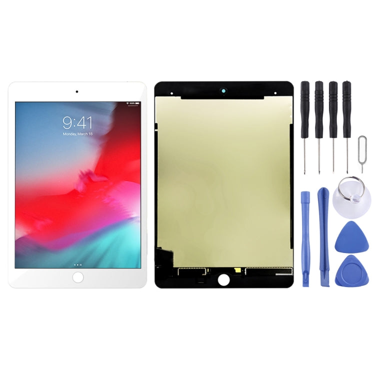Écran LCD et numériseur complet pour iPad Mini (2019) 7,9 pouces A2124 A2126 A2133 (Blanc)