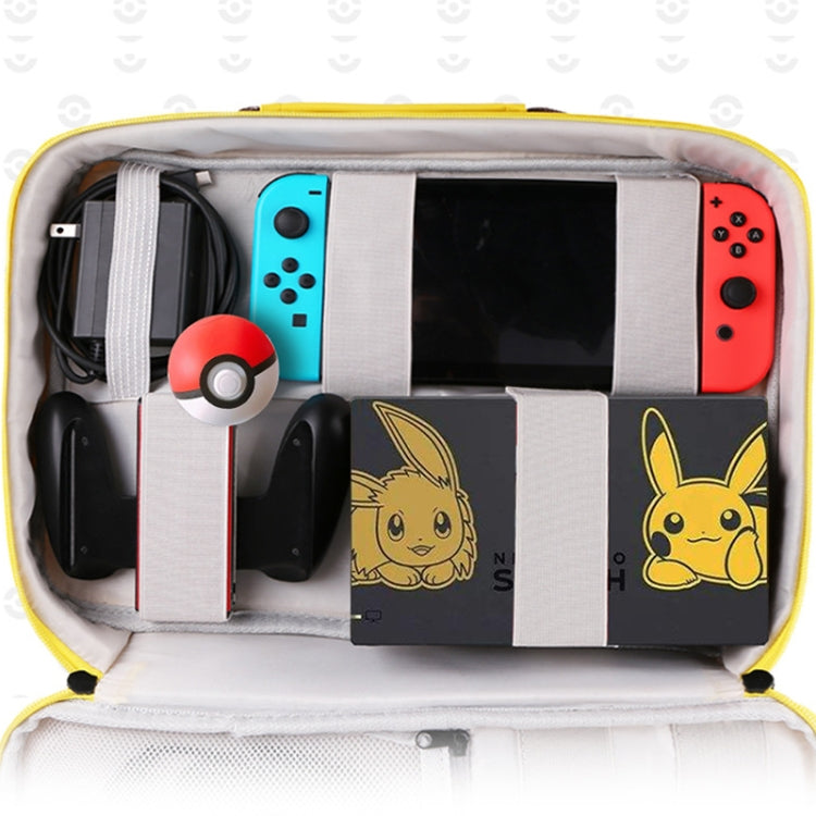 Drop Proof PU Storage Protection Bag For Game Machines with Detachable Lanyard For Nintendo Switch Large size: 26.5 x 5.5 x 23cm