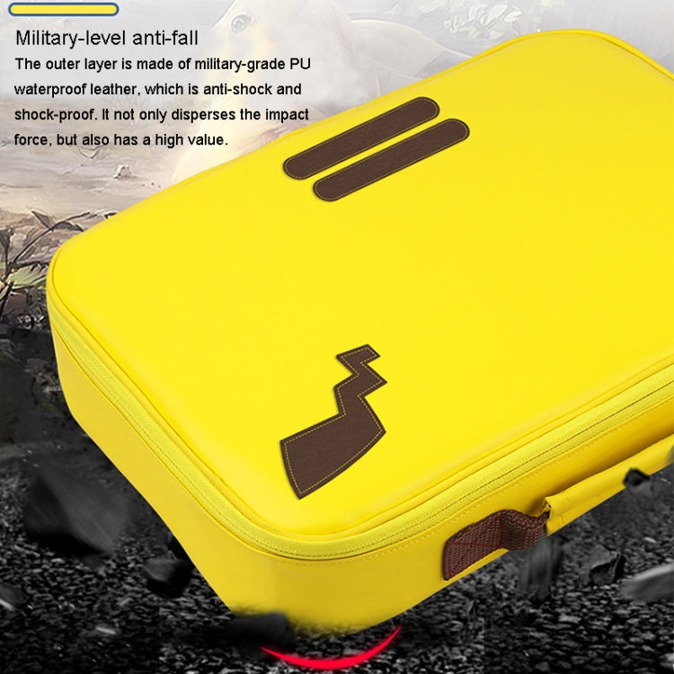 Drop Proof PU Storage Protection Bag For Game Machines with Detachable Lanyard For Nintendo Switch Large size: 26.5 x 5.5 x 23cm