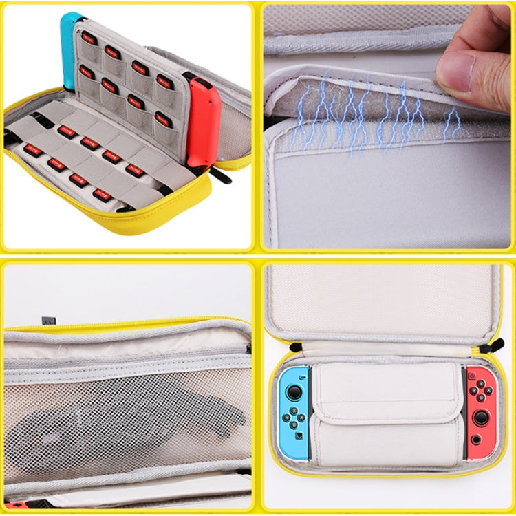 Bolsa de Protección de almacenamiento de PU a Prueba de caídas Para máquinas de juego con cordón desmontable Para Nintendo Switch tamaño Pequeño: 25 x 4 x 12.5 cm