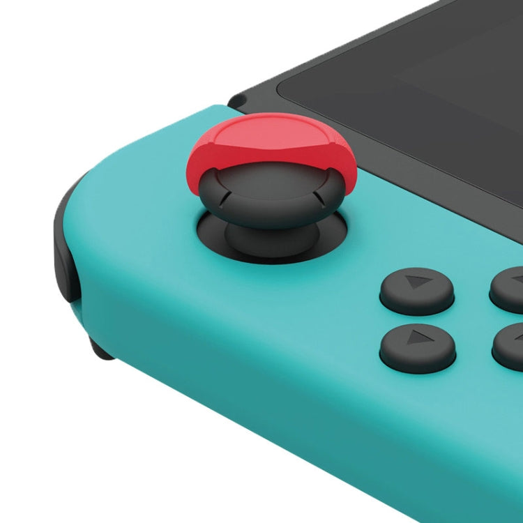 Cubierta del Botón de la Tapa del eje de balancín del gamepad izquierdo + derecho Para NS Pro / PS4 (Verde + Rojo)
