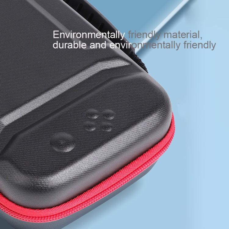 Bolsa de almacenamiento de EVA Portátil Funda Protectora con función de Soporte Para la consola del conmutador Nintendo Tamaño: 26x12.5x7cm (Rojo Negro)