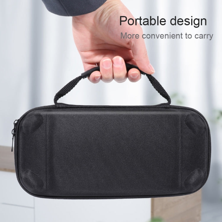 Portable EVA Storage Bag Protective Case with Stand Function For Nintendo Switch Console Size: 26x12.5x7cm (Red Black)