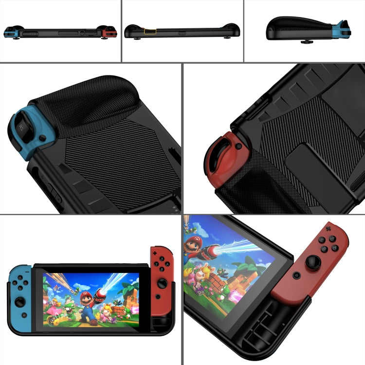 Drop Resistance Soft TPU Protective Shell For Nintendo Switch (Black)