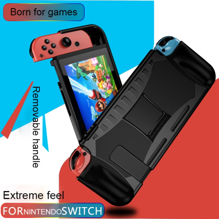 Drop Resistance Soft TPU Protective Shell For Nintendo Switch (Blue)