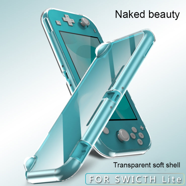 Drop Resistance Transparent Soft TPU Protective Case For Nintendo Switch Lite (White)