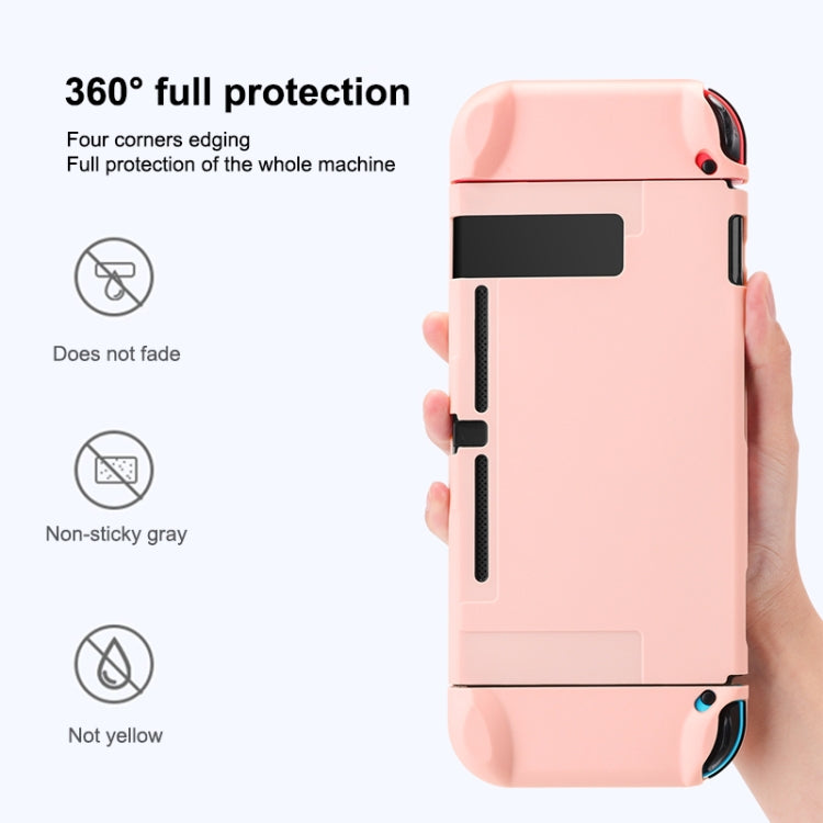 For Nintendo Color Pure Color Shockproof TPU Case (Pink)