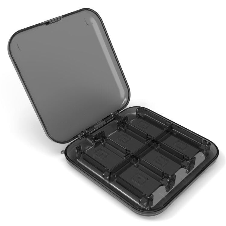 12 in 1 Case with Memory Card Holder for Nintendo Switch (Black)