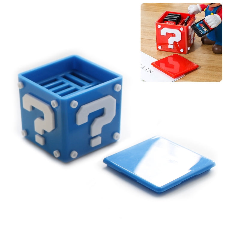 12 in 1 Game Card TF Card Holder Case Box for Nintendo Switch (Blue)