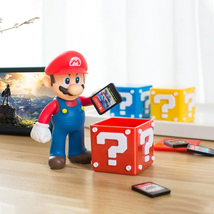 12 en 1 Game Card TF Card Holder Case Box pour Nintendo Switch (Bleu)