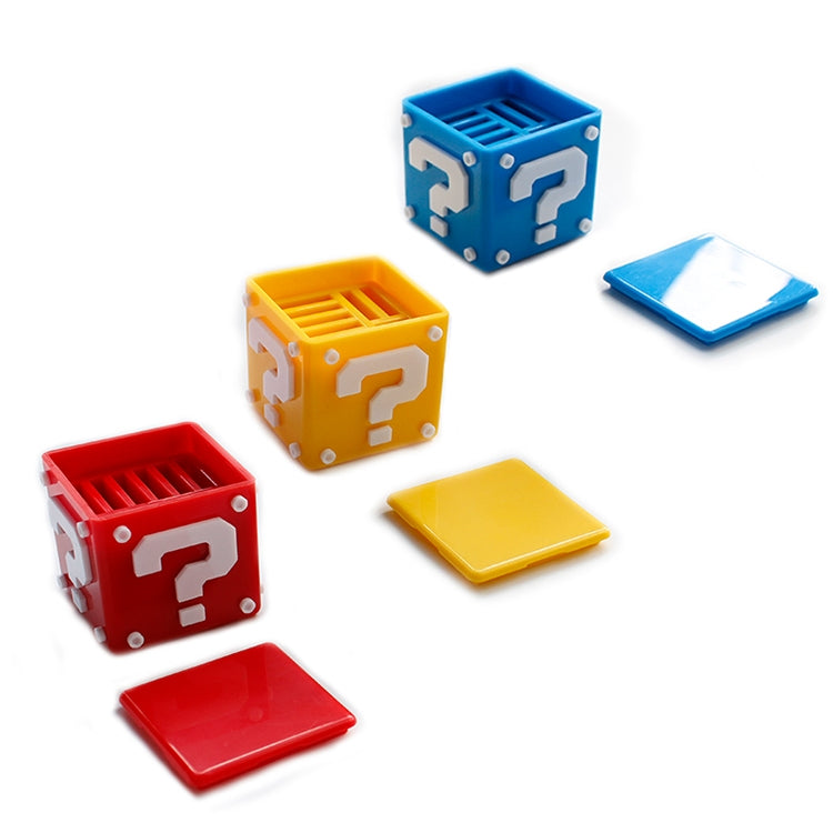 Caja 12 en 1 Caja de Soporte de Tarjeta TF Para Tarjeta de juego Para Nintendo Switch (Amarillo)