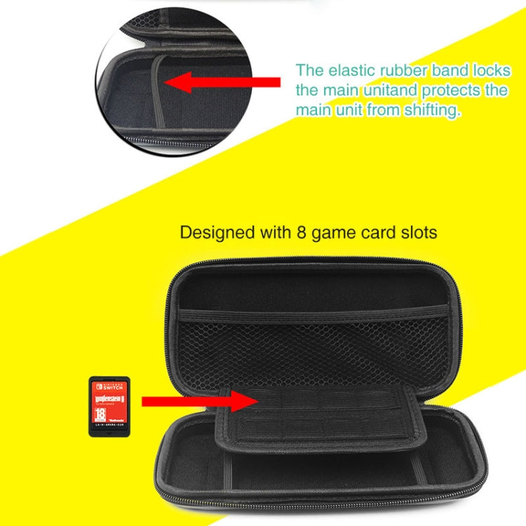 IPLAY EVA Game Machine Storage Case Housse de protection pour Switch Lite / Mini (Jaune)