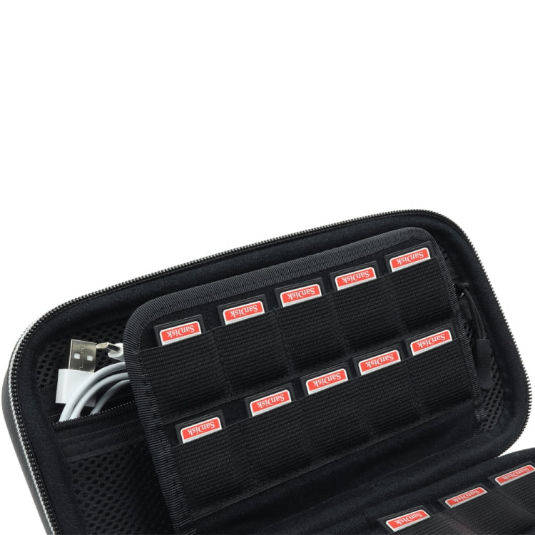 GHKJOK GH1731 Sacs de rangement portables étanches pour Nintendos Switch (Noir)
