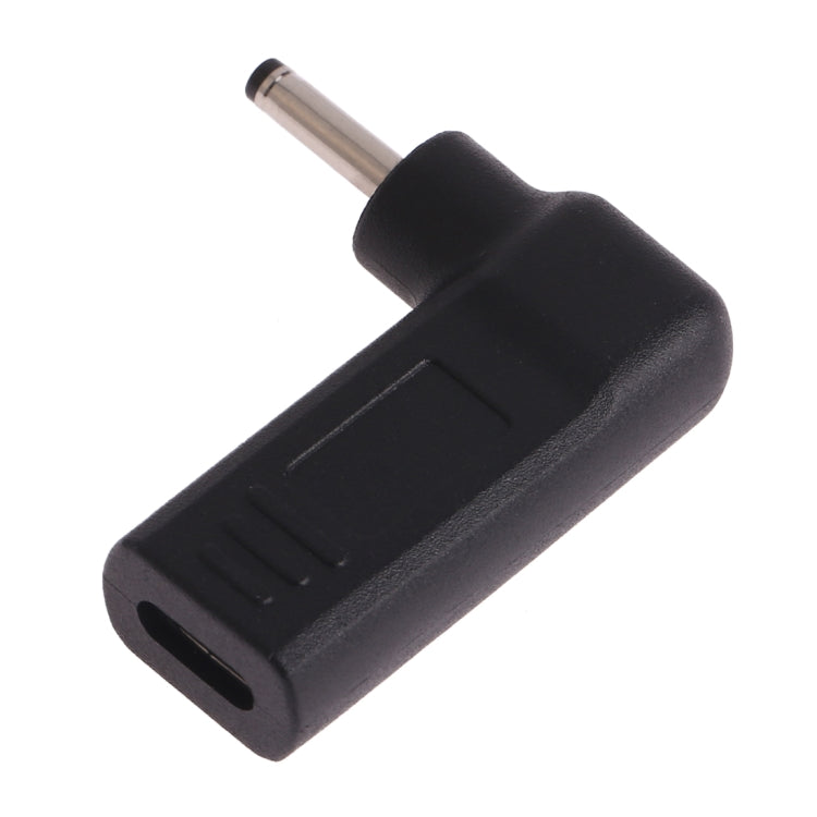 USB-C Type-C to 3.0x1.1mm Male Plug Elbow Adapter Connector