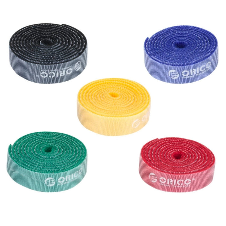 ORICO CBT-5S 5 in 1 Colors Reusable and Dividable Hook and Loop Adhesive Ties For Data Cable / Power Cable Length: 1m