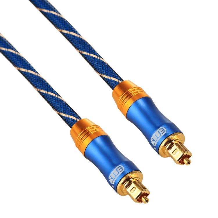 EMK LSYJ-A010 1m OD6.0 mm Cable de Audio óptico Digital Toslink Macho a Macho con Cabezal de Metal chapado en Oro
