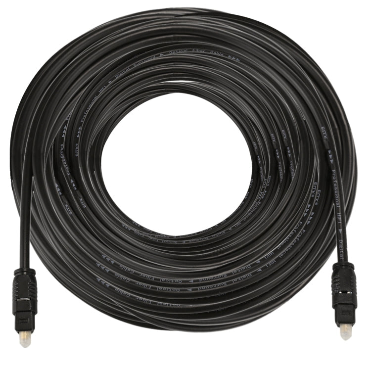 Cable de Audio óptico Digital EMK 25m OD4.0 mm Toslink Macho a Macho