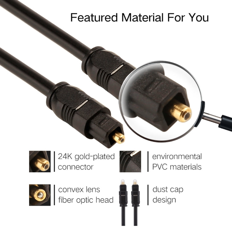 EMK Digital Optical Audio Cable 25m OD4.0 mm Toslink Male to Male