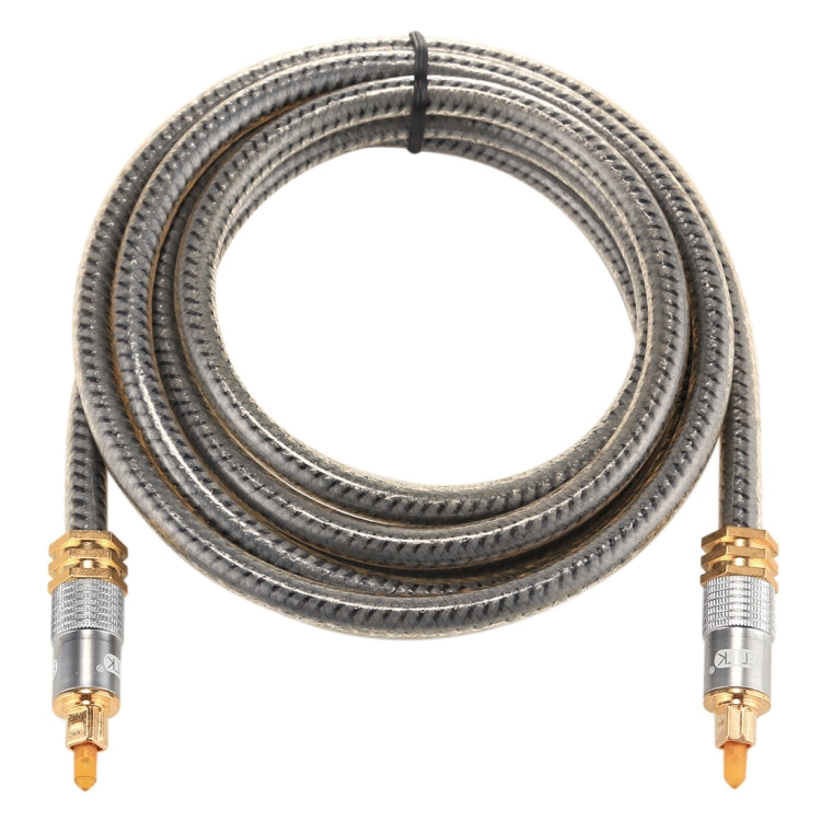 EMK YL-A Digital Optical Audio Cable 2m OD8.0mm Gold Plated with Metal Header Toslink Male to Male