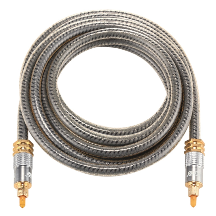 EMK YL-A 3m OD8.0mm Male to Male Toslink Digital Optical Audio Cable with Gold Plated Metal Header