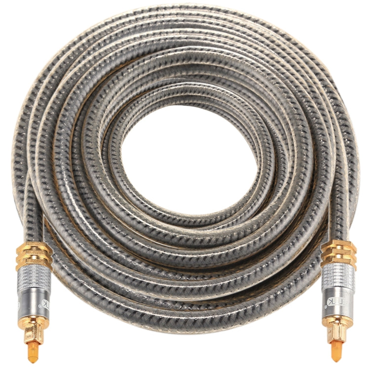 EMK YL-A Digital Optical Audio Cable 10m OD8.0mm Gold Plated with Metal Header Toslink Male to Male