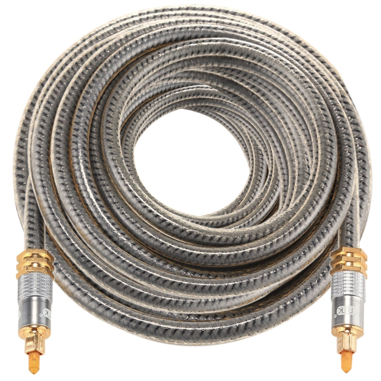 EMK YL-A Digital Optical Audio Cable 20m OD8.0mm Gold Plated with Metal Header Toslink Male to Male