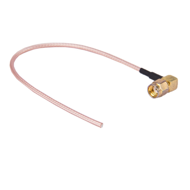 RP-SMA Cable Flex de mamparo de tuerca Macho de 2.5 mm longitud: 20 cm