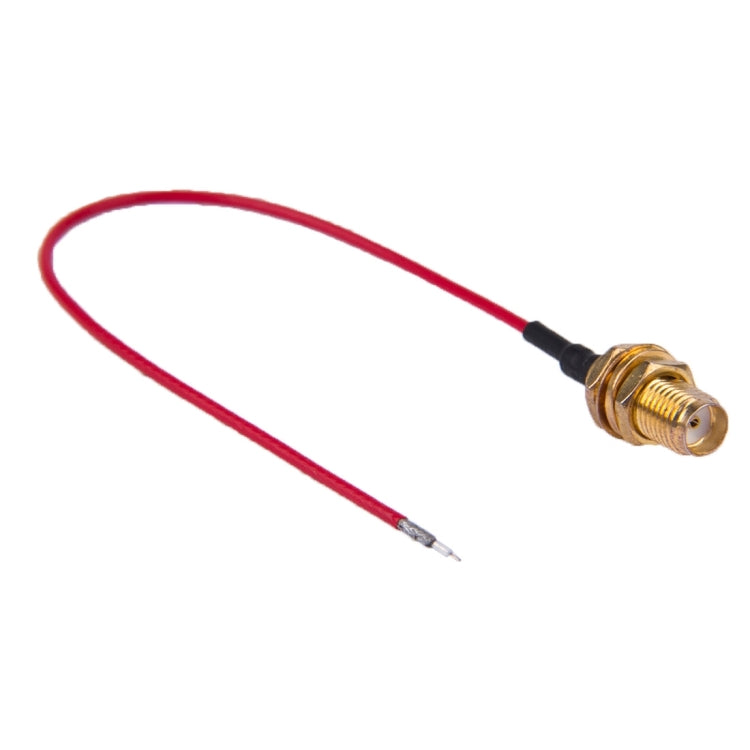 SMA Hembra mamparo Tuerca RF coleta 1.13 mm Jumper Cable Para Placa PCB longitud: 15 cm (Rojo)
